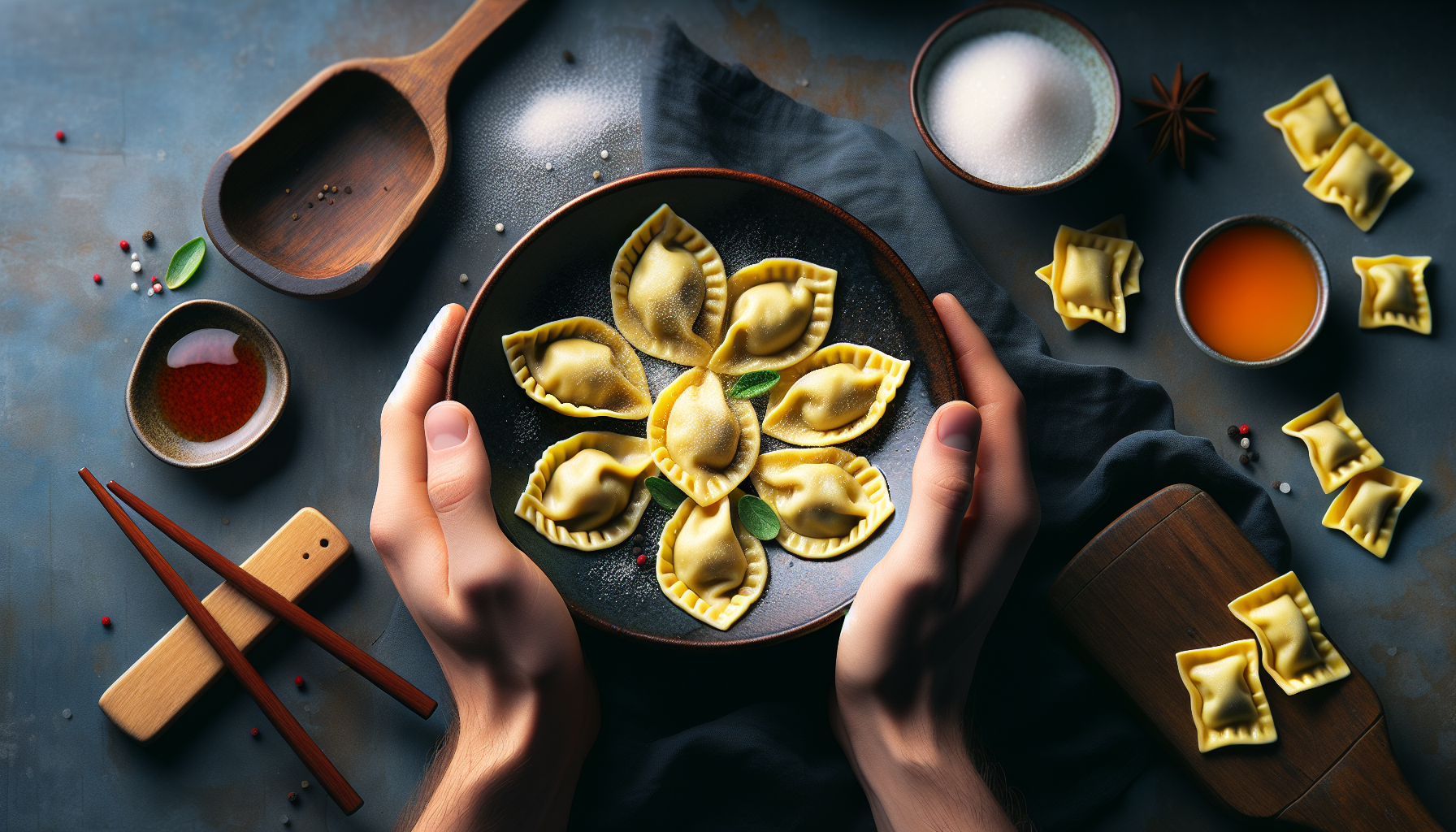 ricetta ravioli cinesi